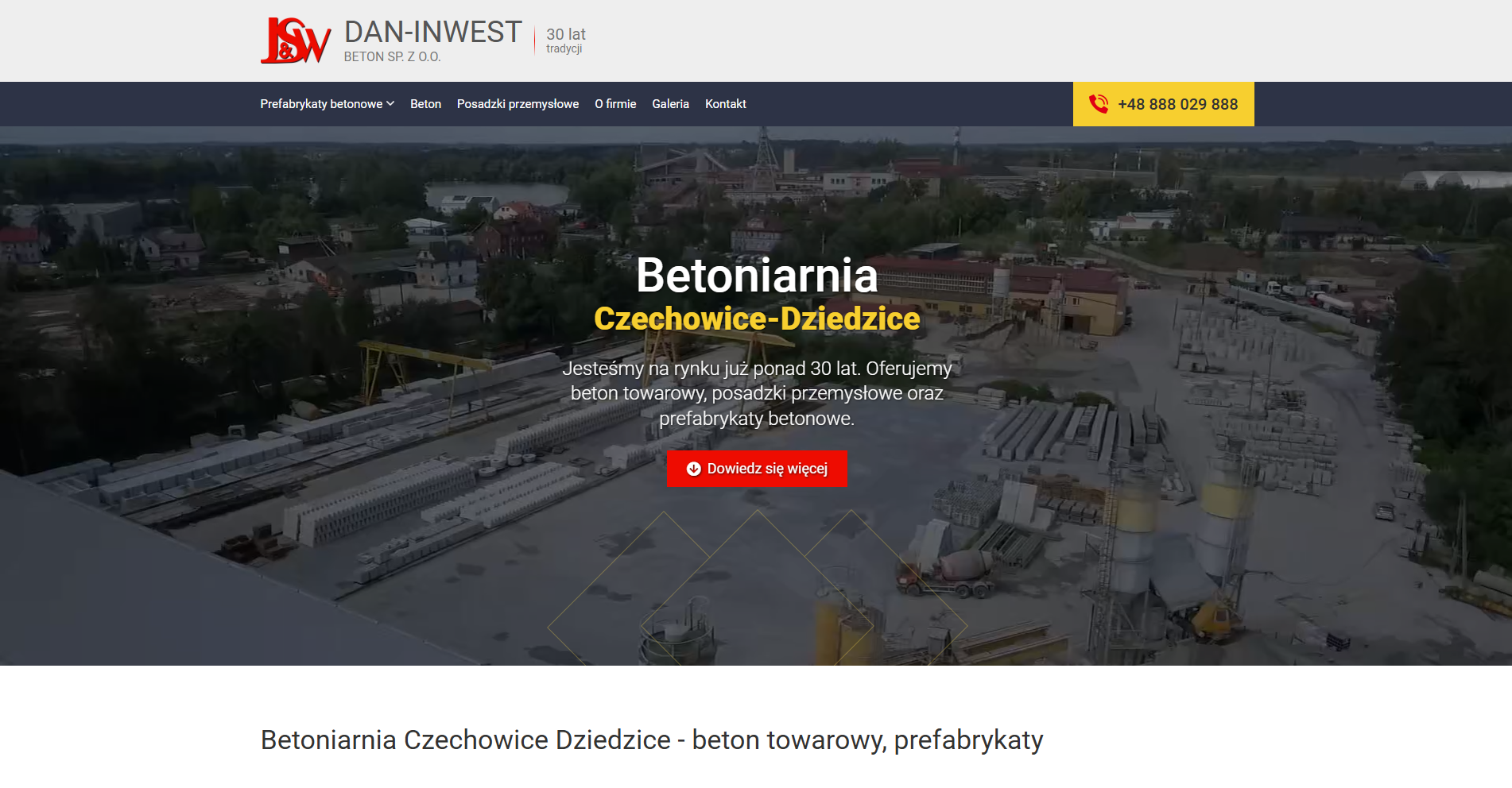 Betoniarnia strona www